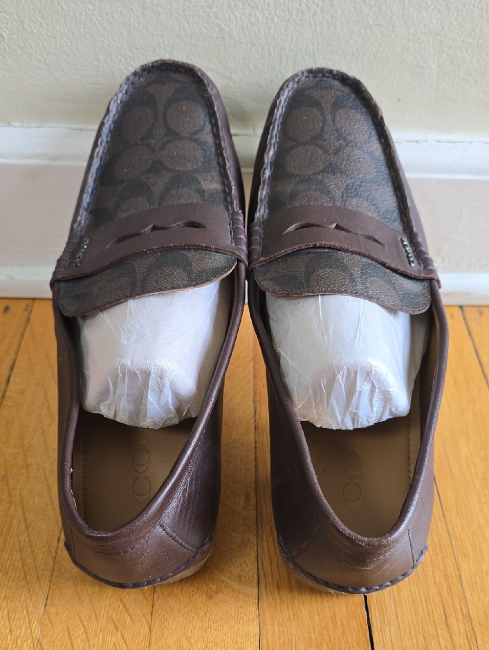 Coach, Signature Collon Driver, Mahogany, EUC, Men's 9 - Picture 5 of 16
